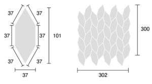 リーフガラス形状図