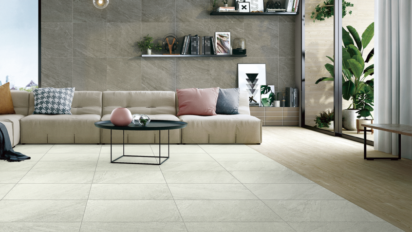 カラーボードプラス　トープ・ピューターグレー施工例